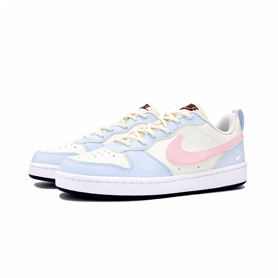 Nike Court Borough Skateboard Shoes Women's Low top Beige/Blue купить в интернет-магазине Yoocart с быстрой доставкой по России.