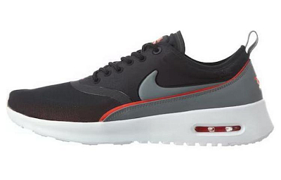 Nike Air Max Thea Ultra Black Cool Grey Bright Crimson Women's