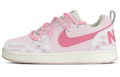 Nike Court Borough Low PRM Low-Top Skateboard Shoes Women's Pink