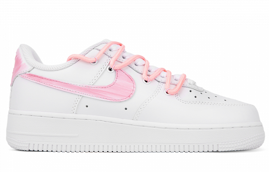 Nike Air Force 1 Non slip Lightweight Low top Skateboard Shoes Women's White Pink купить в интернет-магазине Yoocart с быстрой доставкой по России.