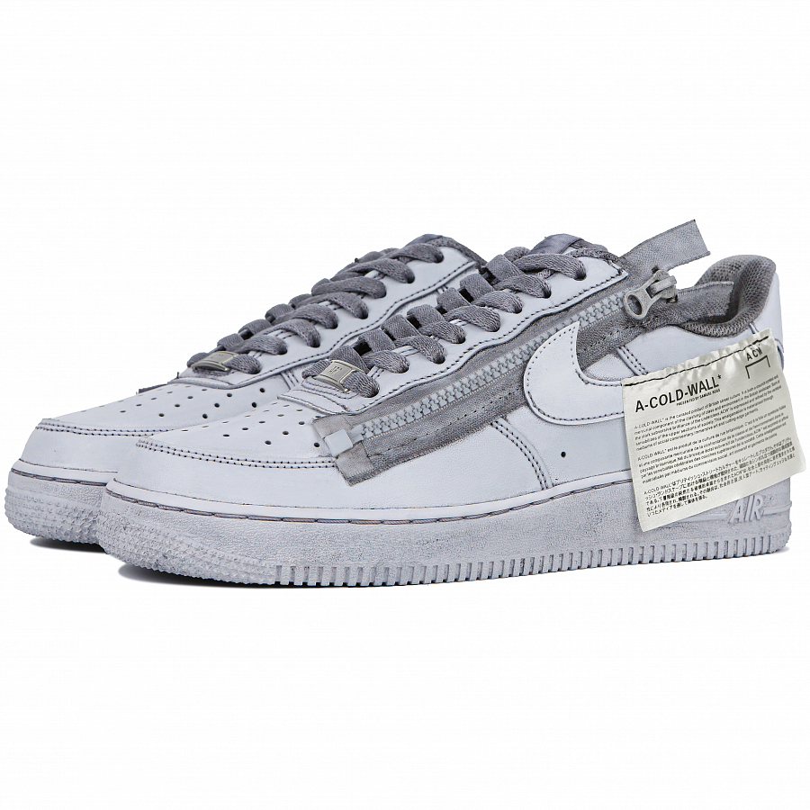 Nike Air Force 1 07 Cold Wall Lightweight And Breathable Low-Top Skateboard Shoes Men's Gray купить в интернет-магазине Yoocart с быстрой доставкой по России.