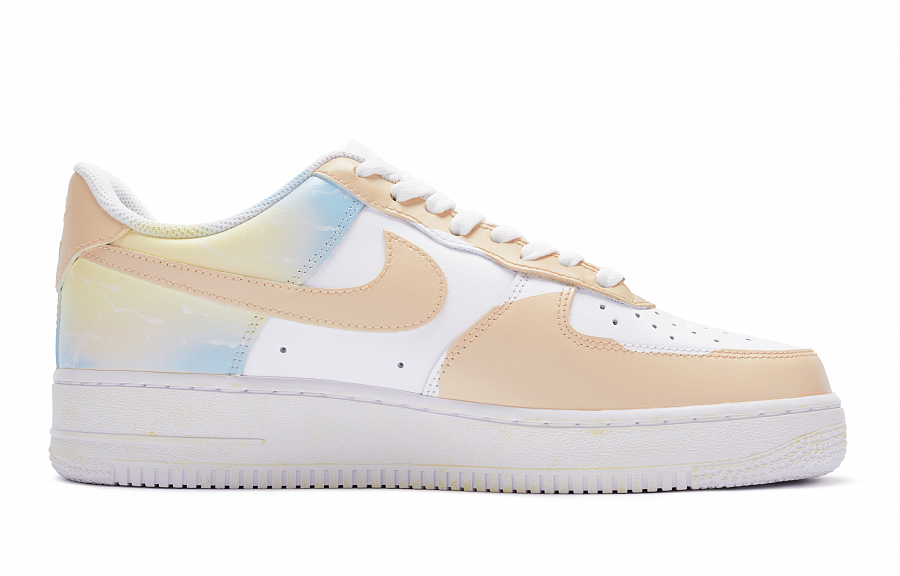Nike Air Force 1 Low 811 Manufacturing Low Top Skateboard Shoes GS White Brown купить в интернет-магазине Yoocart с быстрой доставкой по России.