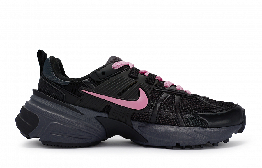 Nike V2K Run Cushioning, Abrasion Resistant, And Waterproof Low Top Running Shoes Unisex Black Rose Red купить в интернет-магазине Yoocart с быстрой доставкой по России.