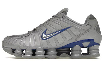 Nike Shox Tl Wolf Grey Metallic Silver Blue