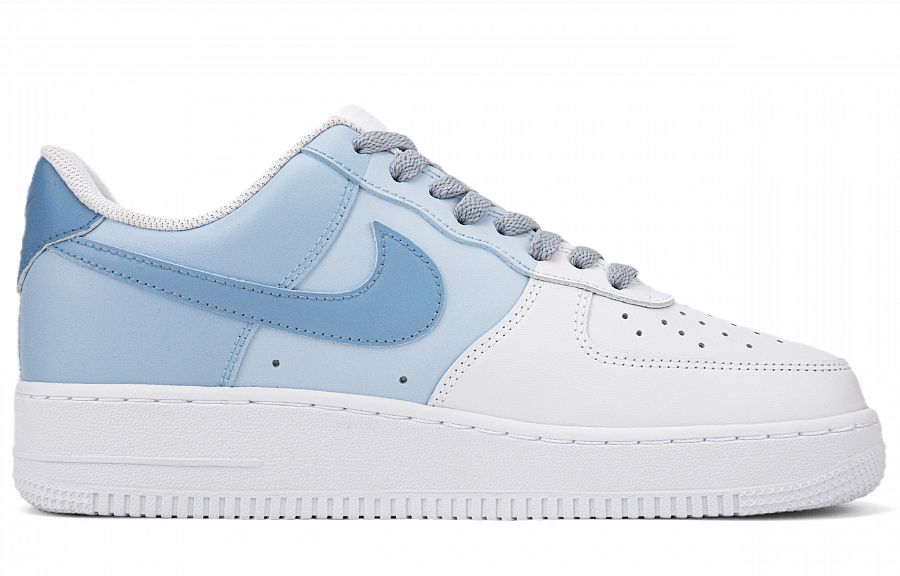 Nike Air Force 1 Slip Resistant, Impact Resistant, Abrasion Resistant Low Top Skateboard Shoes Men's Blue White купить в интернет-магазине Yoocart с быстрой доставкой по России.