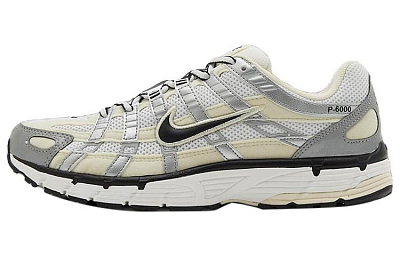Nike P 6000 Coconut Milk Metallic Silver Women's