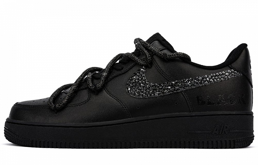 Nike Air Force 1 Air Force 1 Low-Top Skateboard Shoes Unisex Black купить в интернет-магазине Yoocart с быстрой доставкой по России.