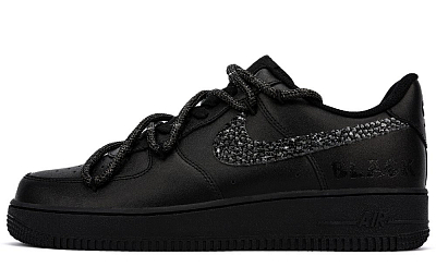Nike Air Force 1 Air Force 1 Low-Top Skateboard Shoes Unisex Black