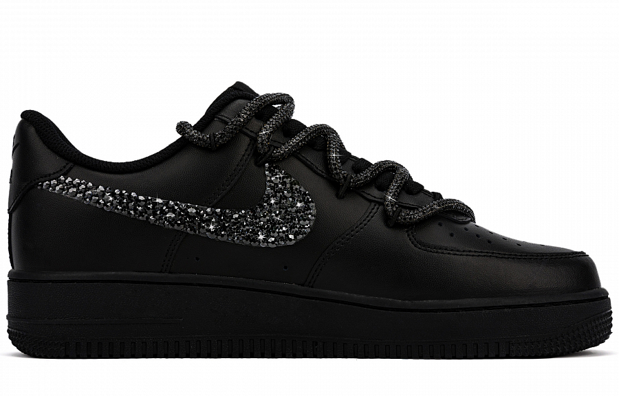 Nike Air Force 1 Air Force 1 Low-Top Skateboard Shoes Unisex Black купить в интернет-магазине Yoocart с быстрой доставкой по России.