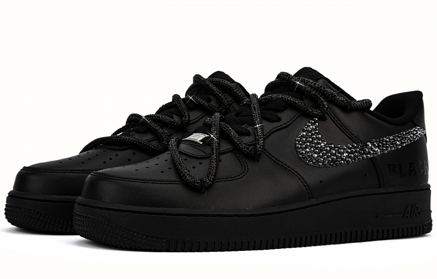 Nike Air Force 1 Air Force 1 Low-Top Skateboard Shoes Unisex Black купить в интернет-магазине Yoocart с быстрой доставкой по России.