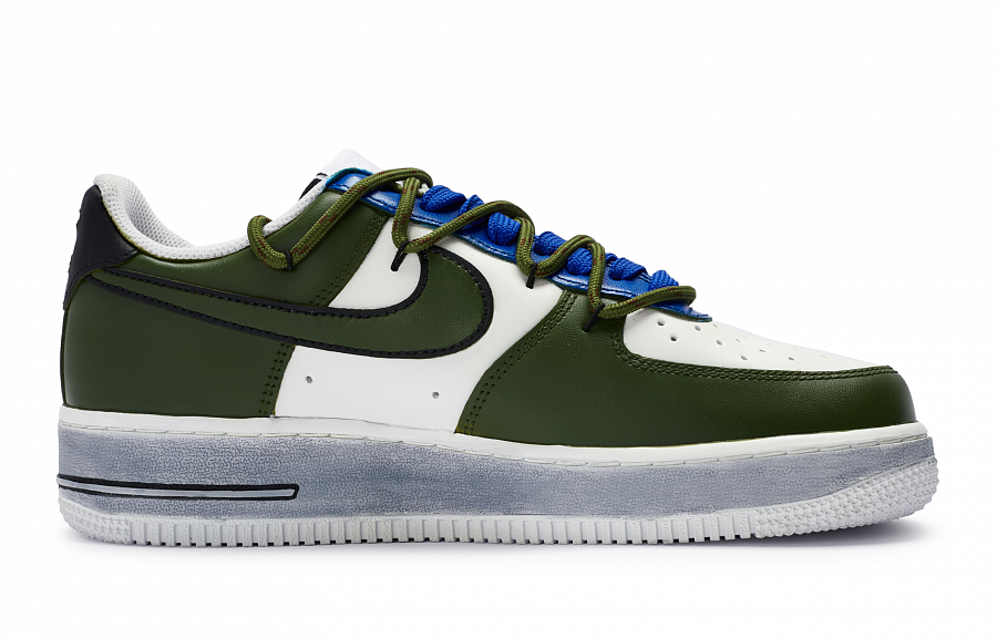 Nike Air Force 1 811 Manufacturing, Army 1 Low Top Skateboard Shoes GS Army Green & White купить в интернет-магазине Yoocart с быстрой доставкой по России.