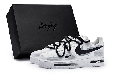 Nike Air Force 1 811 Manufacture Exoskeleton Grey Special Shoe Box Low-Top Skateboard Shoes Unisex White Black Gray