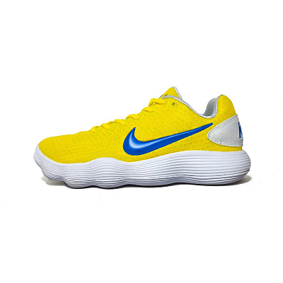 Nike Hyperdunk 2017 Basketball Shoes Men Low-Top Yellow/Blue