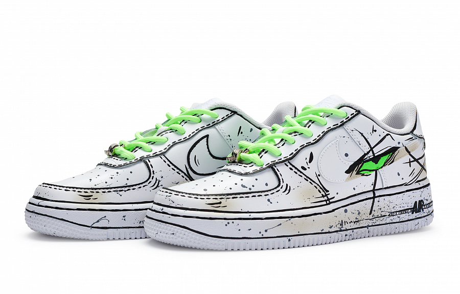 Nike Air Force 1 Skateboard Shoes Women's Low top Green/Black купить в интернет-магазине Yoocart с быстрой доставкой по России.