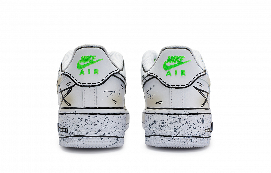 Nike Air Force 1 Skateboard Shoes Women's Low top Green/Black купить в интернет-магазине Yoocart с быстрой доставкой по России.