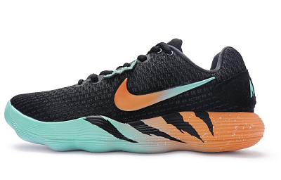 Nike Hyperdunk 2017 Basketball Shoes Men Low-Top Green/Orange