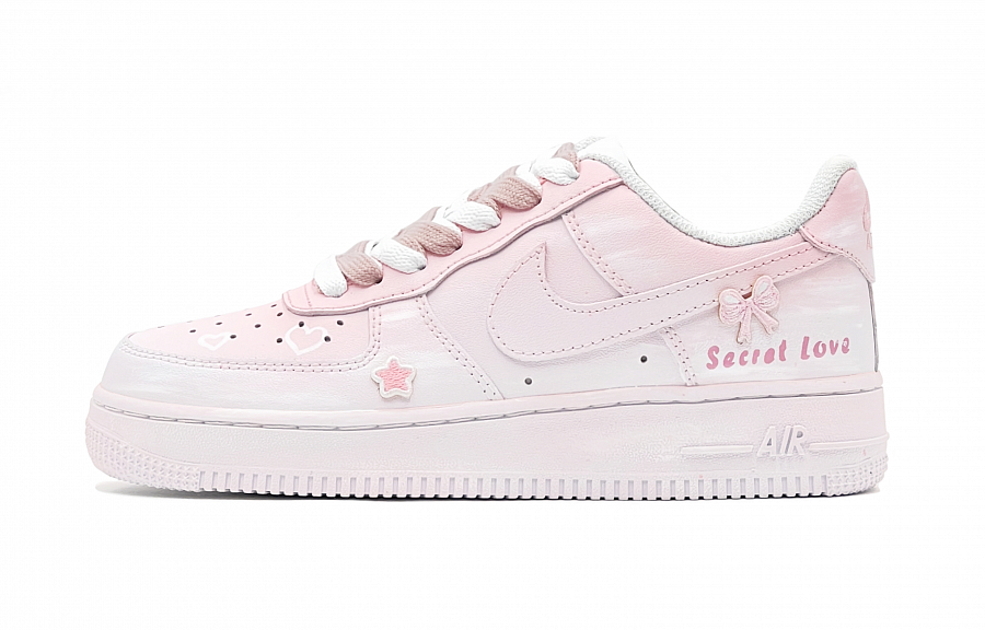 Nike Air Force 1 Air Force 1 Low Top Skateboard Shoes GS Pink White купить в интернет-магазине Yoocart с быстрой доставкой по России.