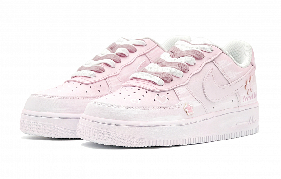Nike Air Force 1 Air Force 1 Low Top Skateboard Shoes GS Pink White купить в интернет-магазине Yoocart с быстрой доставкой по России.