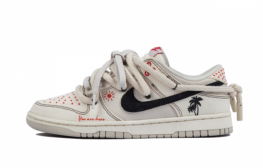 Nike Dunk White Sand Beach Low-Top Skateboard Shoes Unisex Ecru купить в интернет-магазине Yoocart с быстрой доставкой по России.
