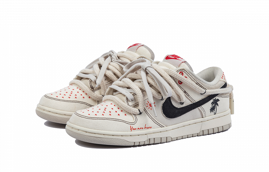 Nike Dunk White Sand Beach Low-Top Skateboard Shoes Unisex Ecru купить в интернет-магазине Yoocart с быстрой доставкой по России.