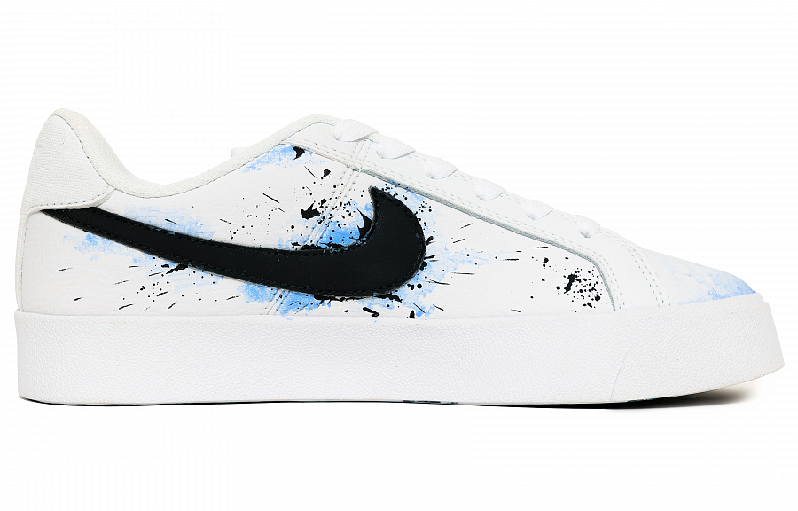 Nike Court Royale Collection Skateboard Shoes Unisex Low top White/Blue купить в интернет-магазине Yoocart с быстрой доставкой по России.