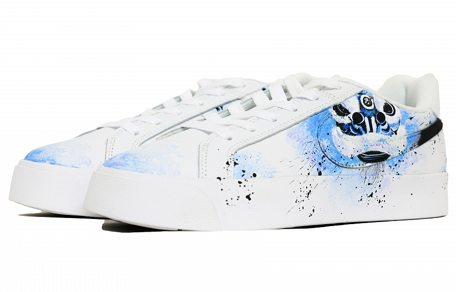 Nike Court Royale Collection Skateboard Shoes Unisex Low top White/Blue купить в интернет-магазине Yoocart с быстрой доставкой по России.