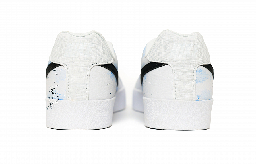 Nike Court Royale Collection Skateboard Shoes Unisex Low top White/Blue купить в интернет-магазине Yoocart с быстрой доставкой по России.