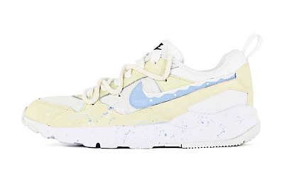 Nike Pegasus '92 Cushioning Anti-Slip And Wear-Resistant Low-Top Running Shoes Women's Beige Blue