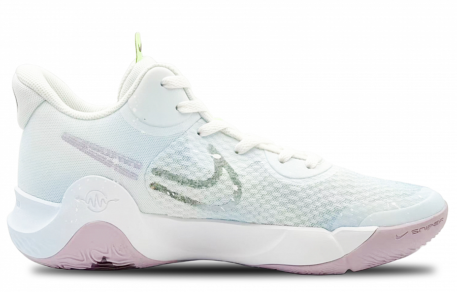Nike KD Trey 5 IX Shock Absorbers Slip Resistant Abrasion Resistant Low Top Basketball Shoes Unisex Blue White купить в интернет-магазине Yoocart с быстрой доставкой по России.