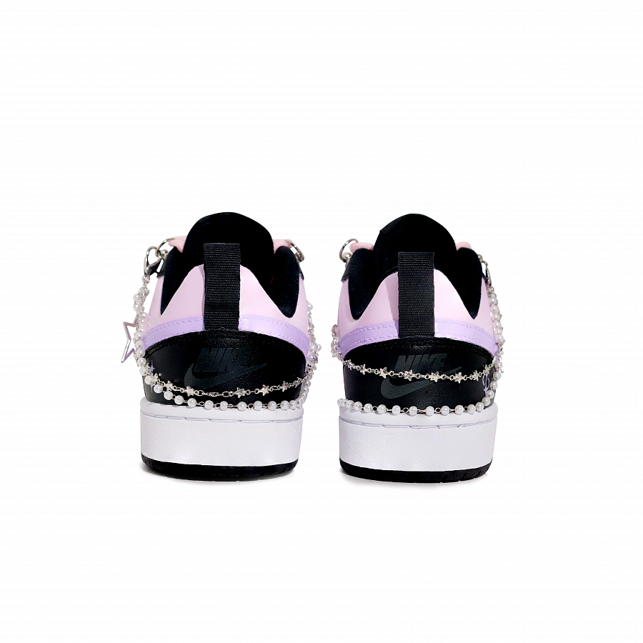 Nike Court Borough Purple Universe Star Cosmos Lightweight And Breathable Low Top Skateboard Shoes GS Black Purple Red купить в интернет-магазине Yoocart с быстрой доставкой по России.
