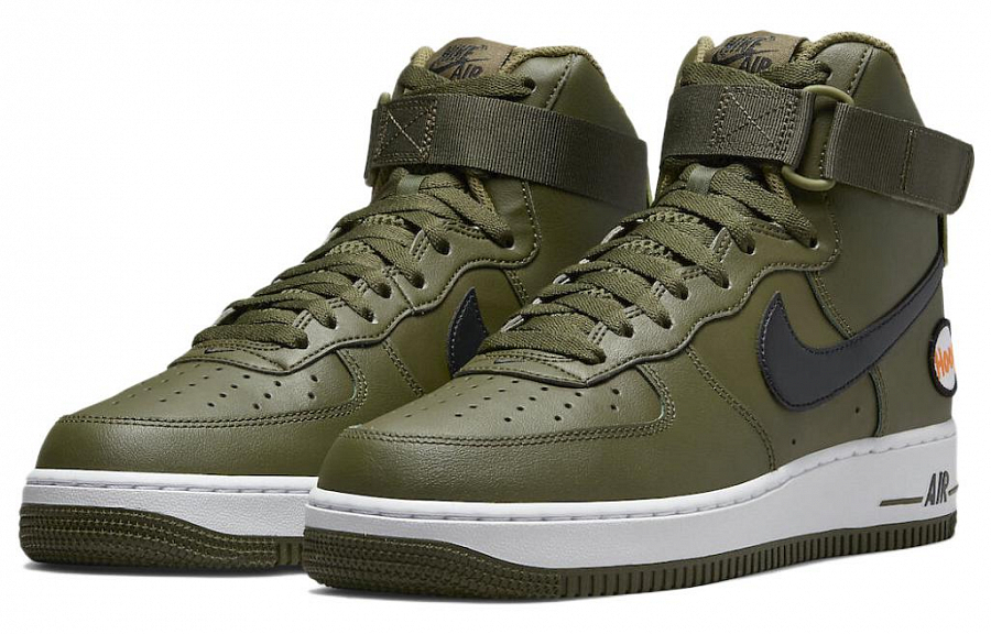 Nike Air Force 1 High '07 LV8 Hoops Pack Rough Green купить в интернет-магазине Yoocart с быстрой доставкой по России.