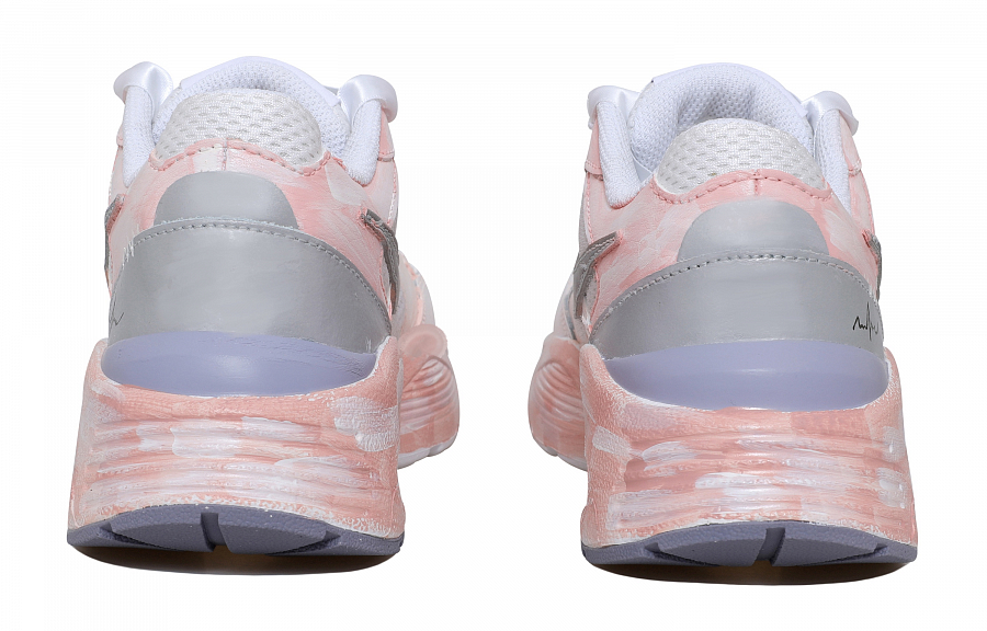 Nike Air Max Fusion Moisture Wicking Quick Dry Low Top Running Shoes Women's Pink Silver White купить в интернет-магазине Yoocart с быстрой доставкой по России.