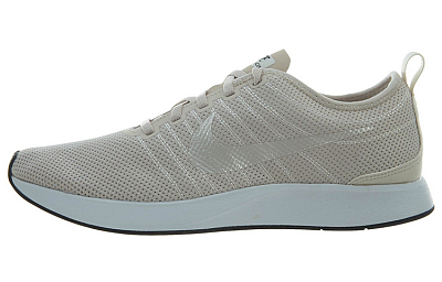 Nike Dualtone Racer Cushioned Anti Slip Wear Resistant Breathable Lightweight Low Top Running Shoes Women's Oat