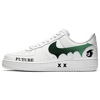 Nike Air Force 1 Skateboard Shoes Women's Low-Top Black/White