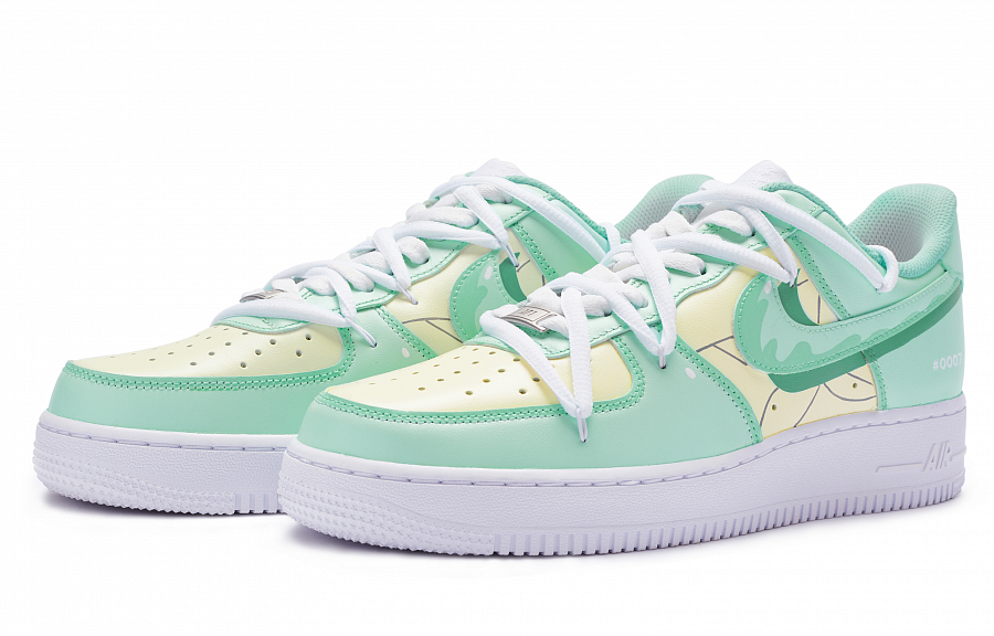 Nike Air Force 1 Low 811 Manufacturing Low Top Skateboard Shoes Men's Yellow Green White купить в интернет-магазине Yoocart с быстрой доставкой по России.
