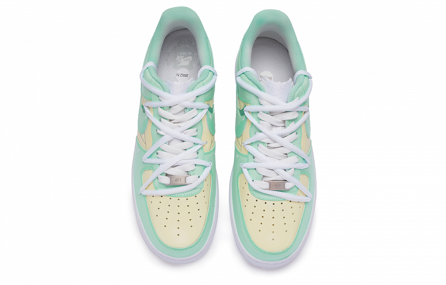 Nike Air Force 1 Low 811 Manufacturing Low Top Skateboard Shoes Men's Yellow Green White купить в интернет-магазине Yoocart с быстрой доставкой по России.