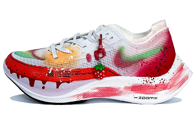 Nike ZoomX Vaporfly Next% 2 Running Shoes Women's Low-Top White/Red/Green