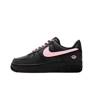 Nike Air Force 1 Skateboard Shoes Women's Low-Top Black/Pink