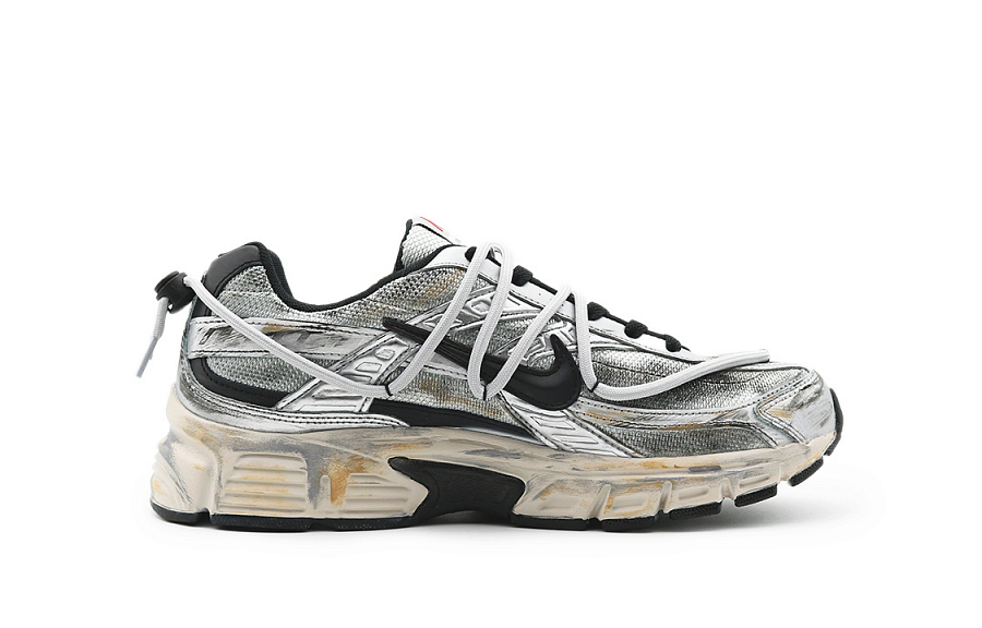 Nike Initiator Cushioned Slip-Resistant Breathable Low-Top Casual Running Shoes Men's Silver купить в интернет-магазине Yoocart с быстрой доставкой по России.