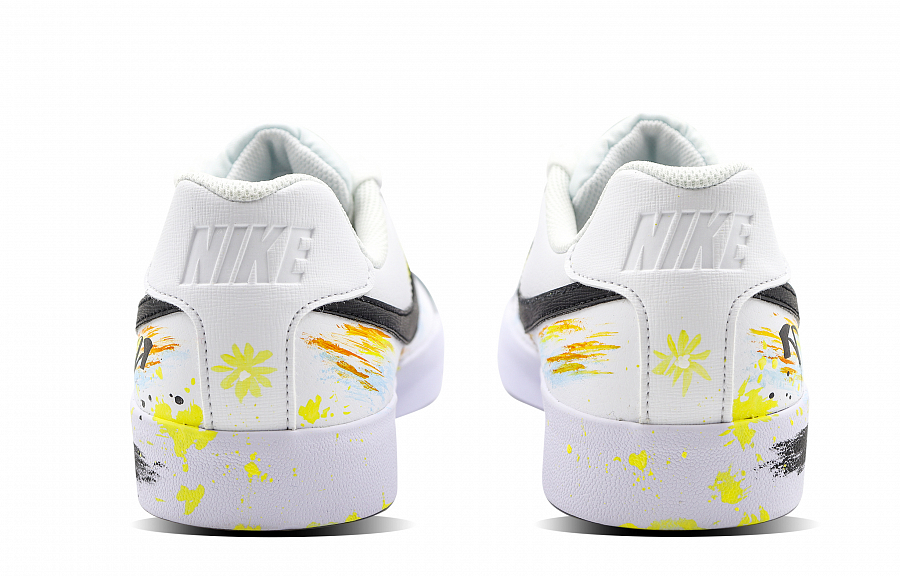 Nike Court Royale Collection Skateboard Shoes Unisex Low Top Red/White/Yellow купить в интернет-магазине Yoocart с быстрой доставкой по России.