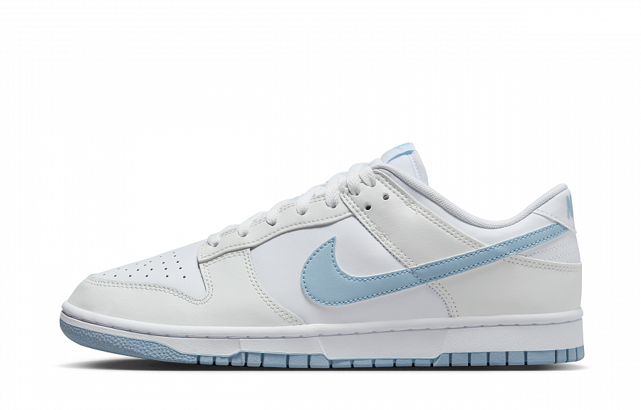 Nike Dunk Impact-Resistant Quick-Drying Wear-Resistant Low-Top Skateboard Shoes Men's Blue White Gray купить в интернет-магазине Yoocart с быстрой доставкой по России.