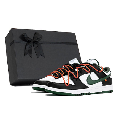 Nike Dunk Skyfall Wear-Resistant Low-Top Skateboard Shoes Unisex Black Green
