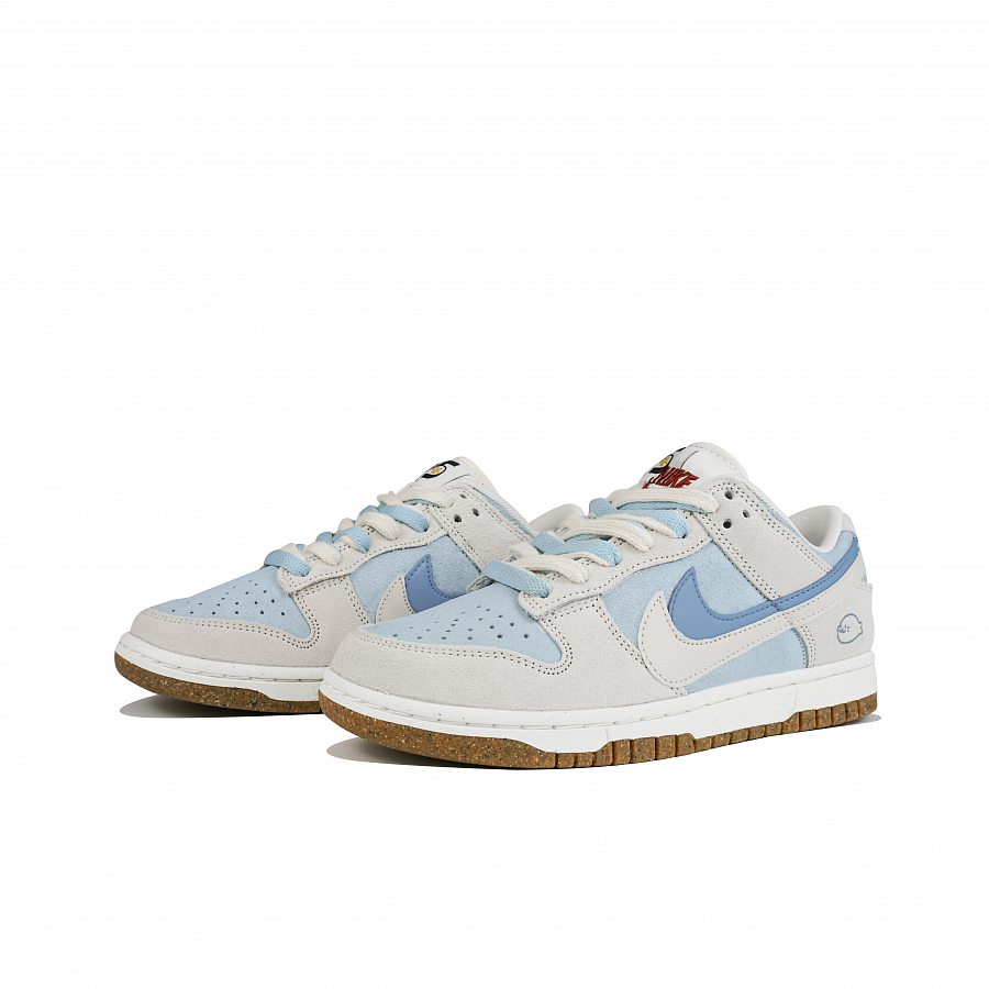 Nike Dunk Low Top Skateboard Shoes Women's Gray Blue купить в интернет-магазине Yoocart с быстрой доставкой по России.