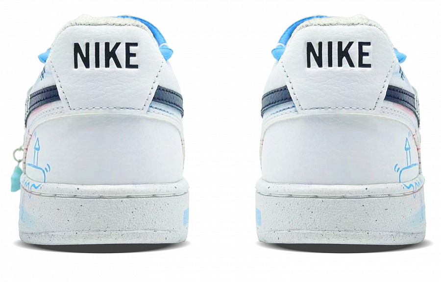 Nike Court Vision 1 Skateboard Shoes Men's Low top White/Blue купить в интернет-магазине Yoocart с быстрой доставкой по России.