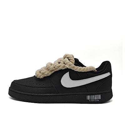 Nike Court Vision Slip-Resistant Low-Top Skateboard Shoes Unisex White