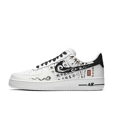 Nike Air Force 1 Anti-Slip Wear-Resistant Low-Top Skateboard Shoes Unisex White
