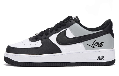 Nike Court Borough Anti-Slip Wear-Resistant Low-Top Skateboard Shoes Unisex Black Gray