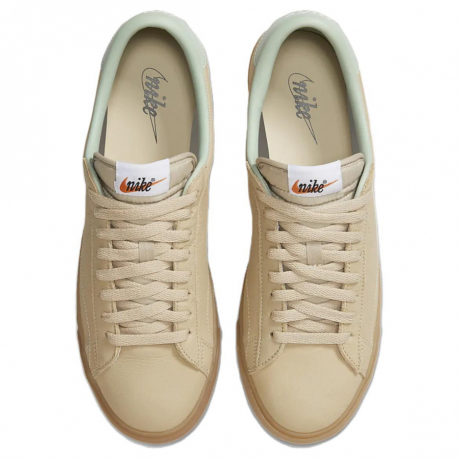 Nike Tennis Classic Anti Slip Wear Resistant Low Top Skateboard Shoes Unisex Light Yellow купить в интернет-магазине Yoocart с быстрой доставкой по России.