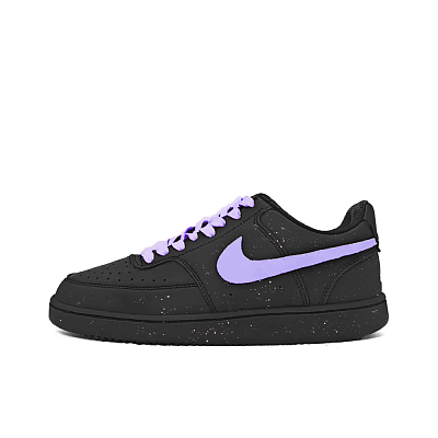 Nike Court Vision Non-slip Lightweight Low-Top Skateboard Shoes Unisex Purple
