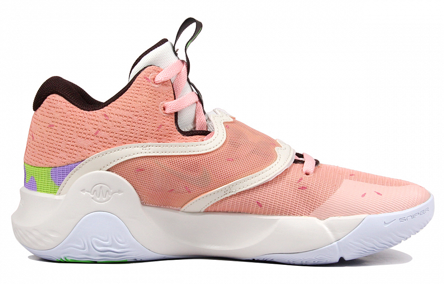 Nike KD Trey 5 X EP Durable Breathable Low-Top Basketball Shoes Men's White Pink Green купить в интернет-магазине Yoocart с быстрой доставкой по России.